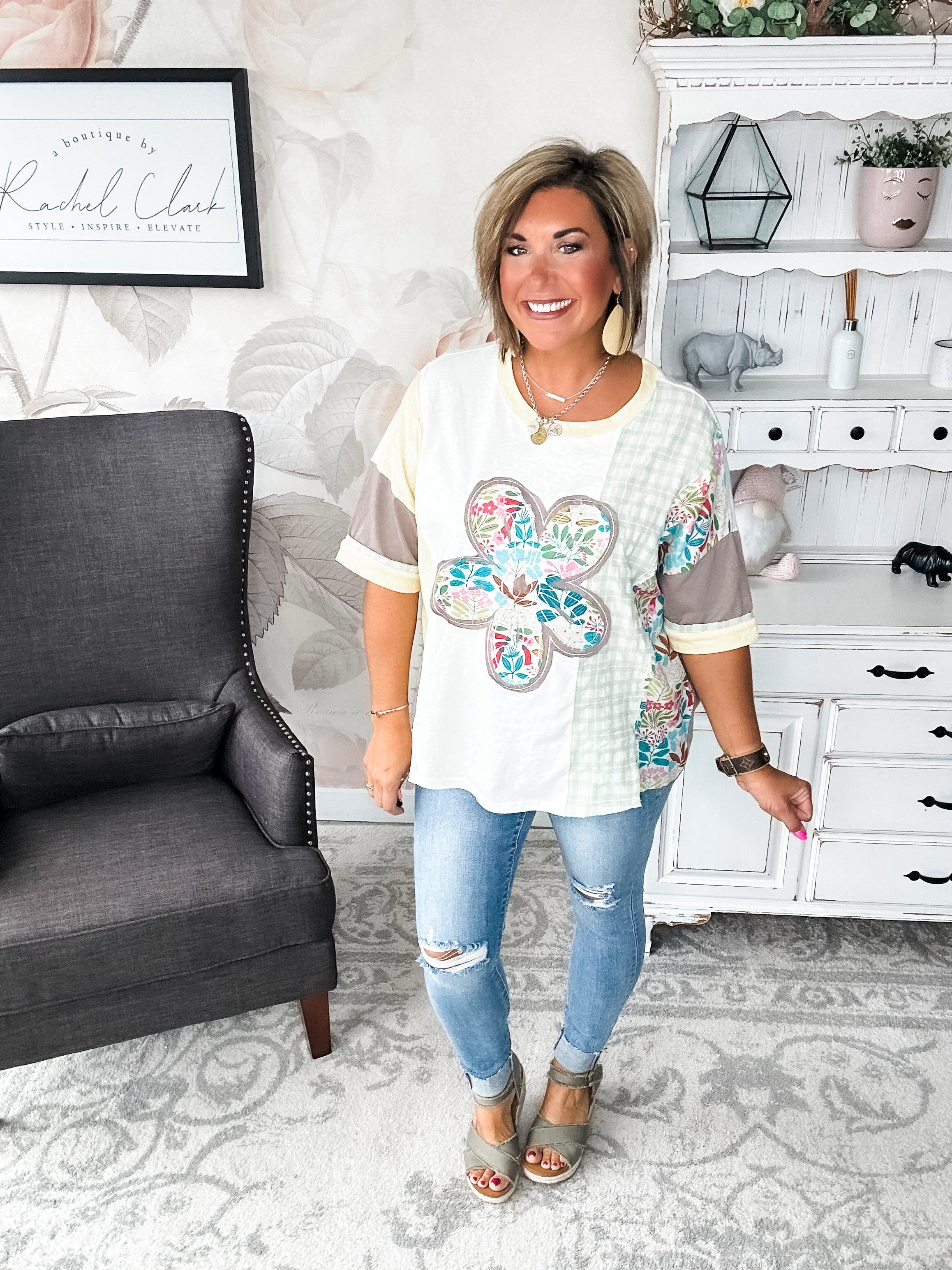 Anything Goes Girl Tunic Top