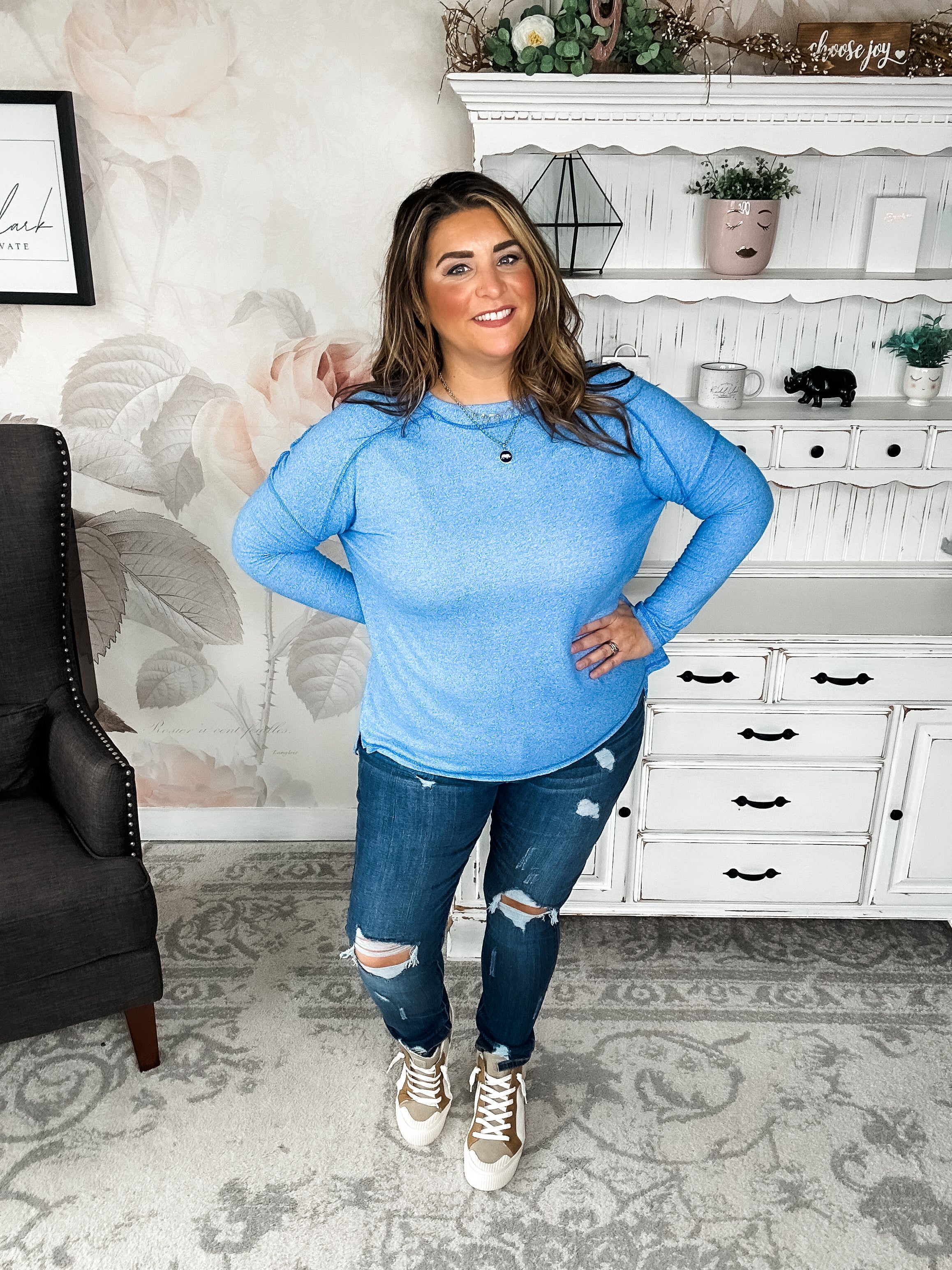 BLACK FRIDAY EXCLUSIVE - Midnight Mover Pullover - Ocean Blue