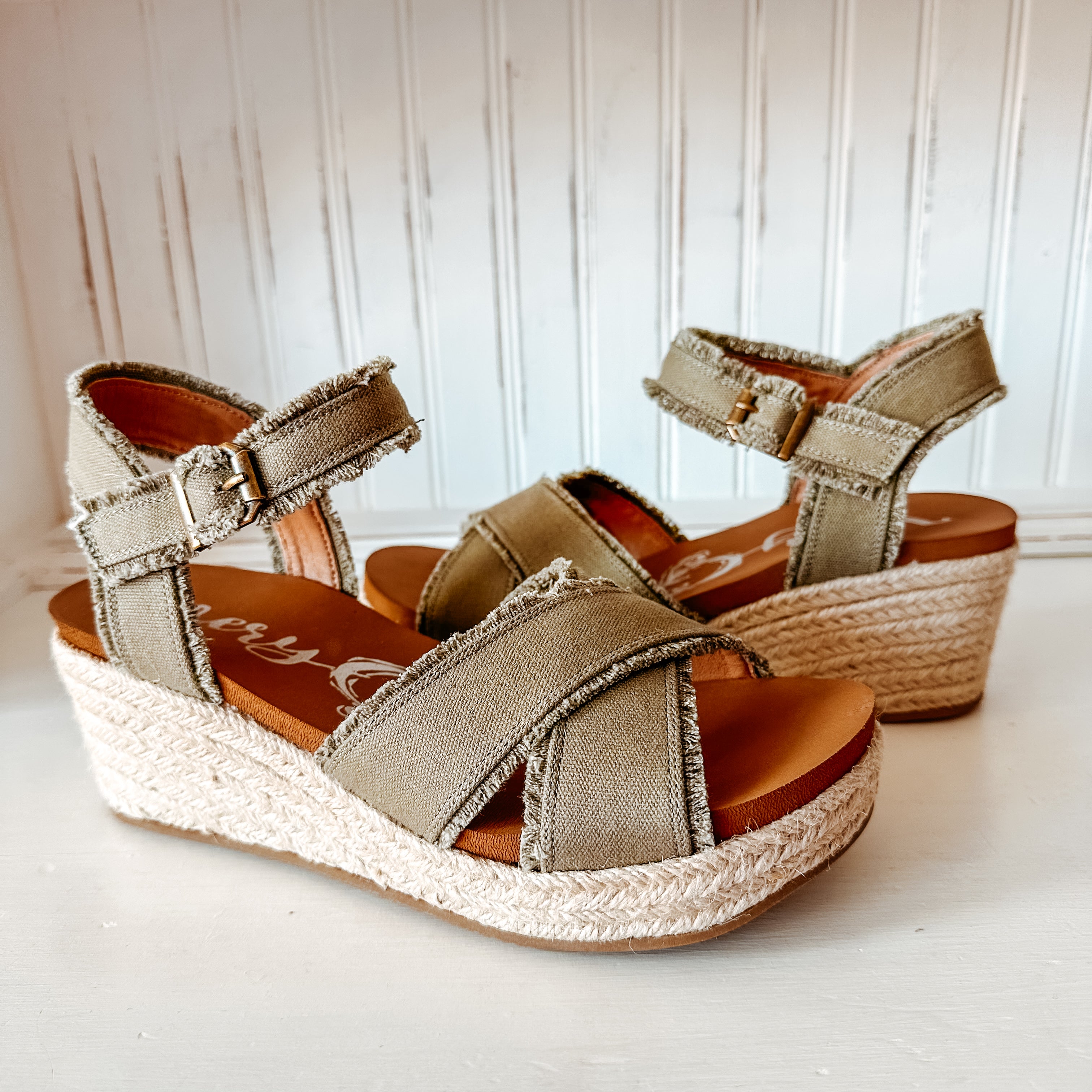 Brista Espadrille Sandal - Khaki