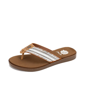Datha Flip Flop Sandal - White