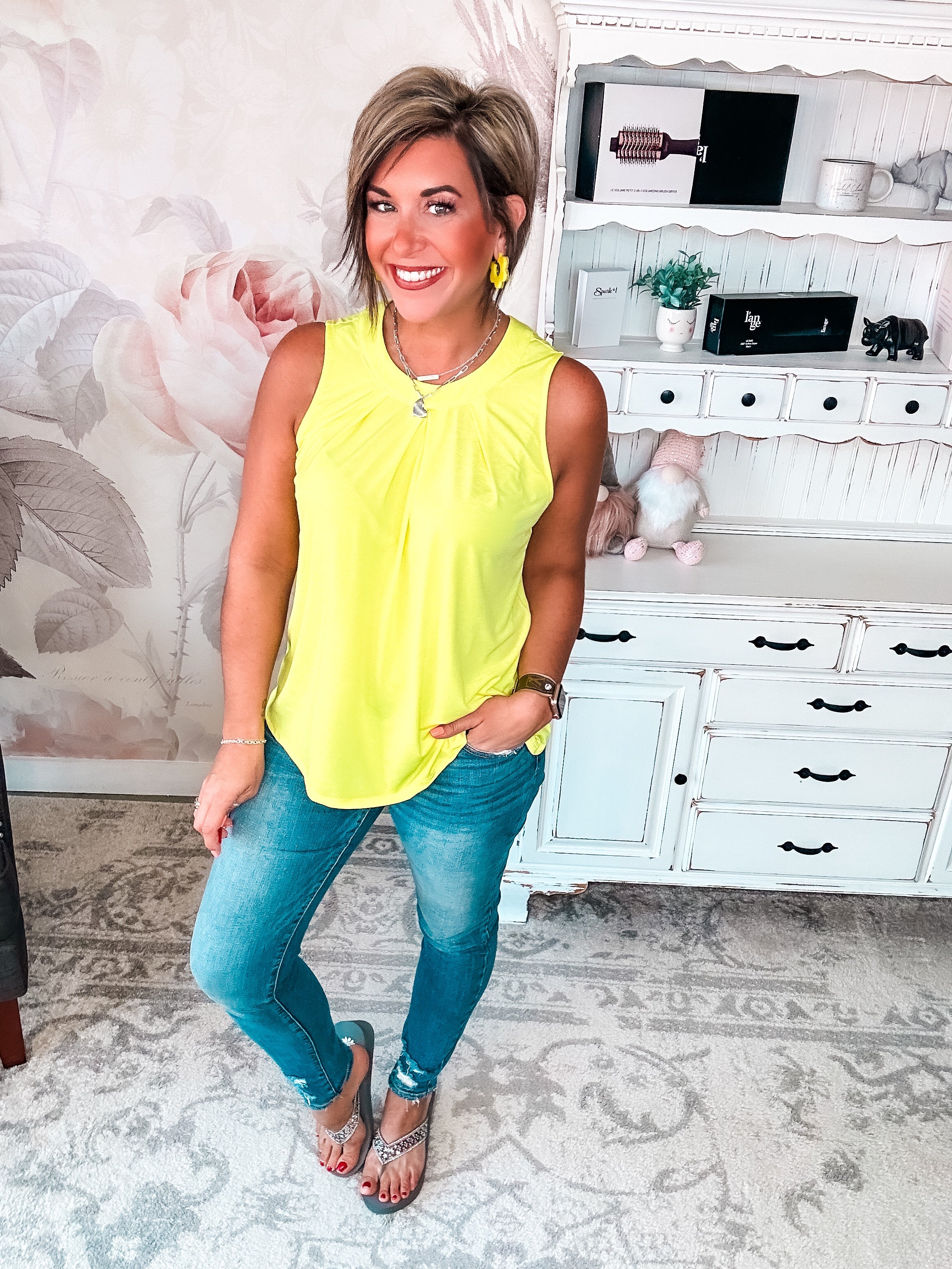 In The End Tank - Neon Yellow