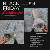 BLACK FRIDAY EXCLUSIVE PRICE! - Deidre - Silver Slipper