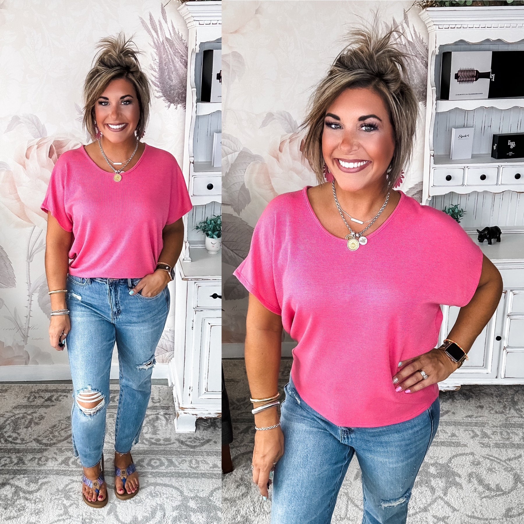 Simply The Best Tee - Hot Pink