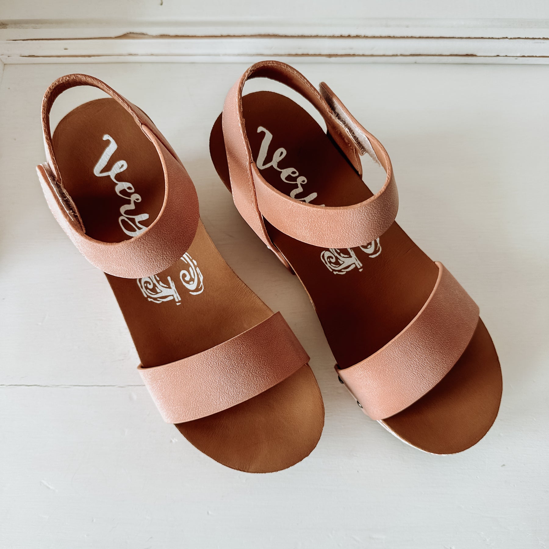 Devon Wedge Sandal - Blush