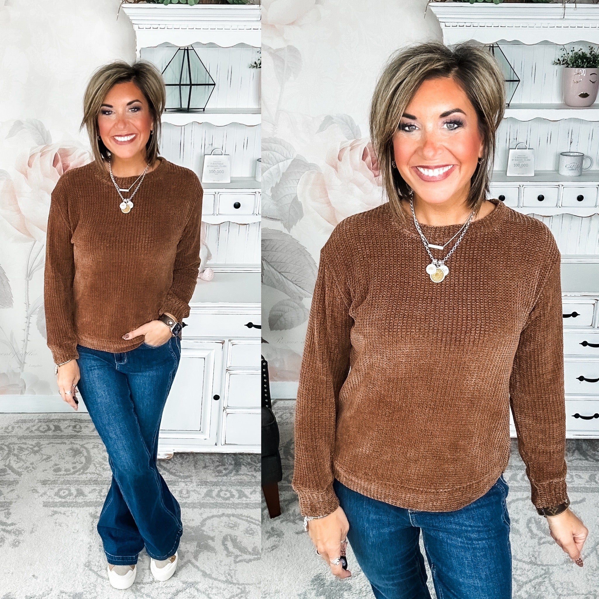 Moonlight Mixer Sweater - Brown