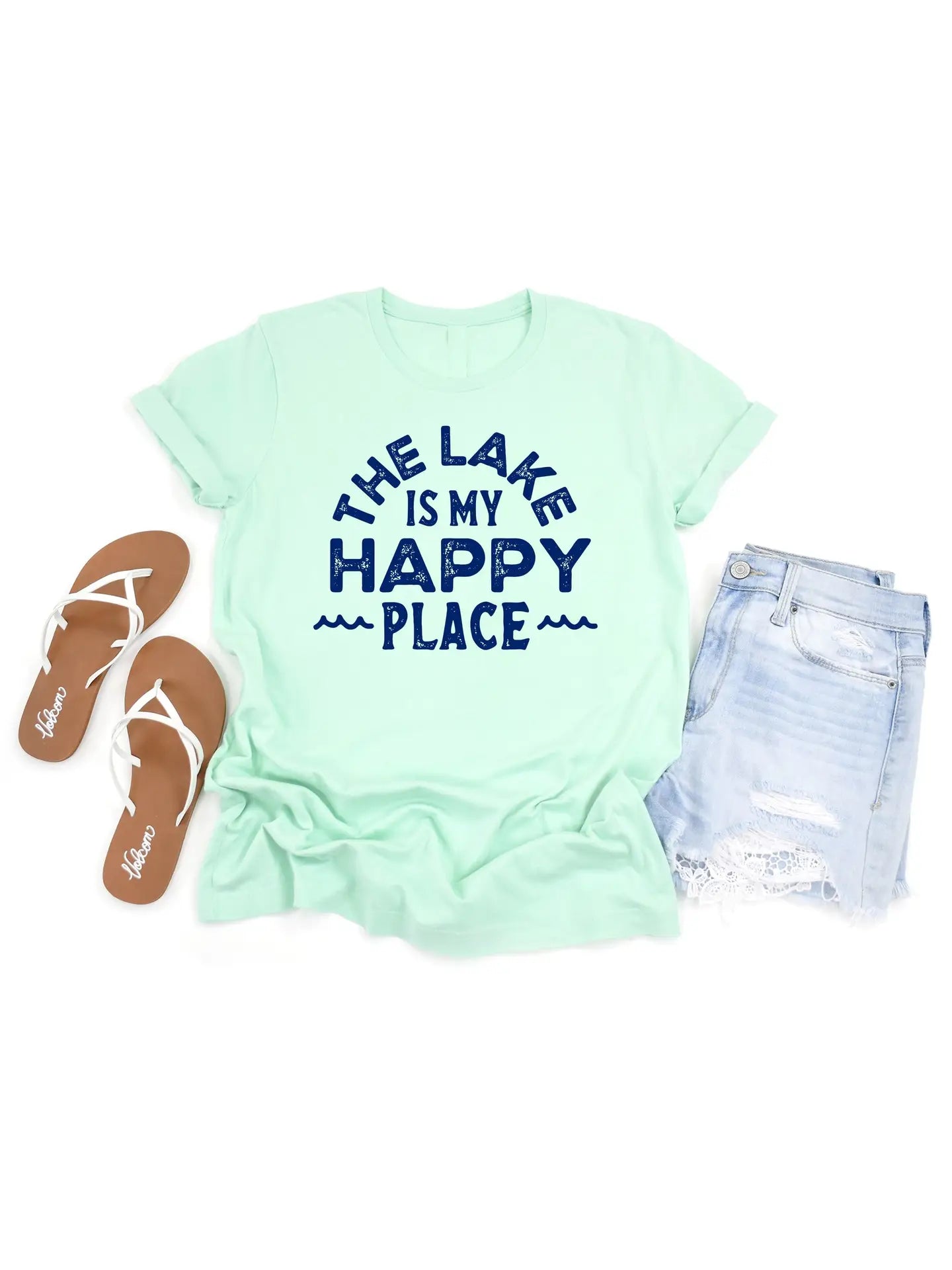 The Lake Is My Happy Place Graphic Tee