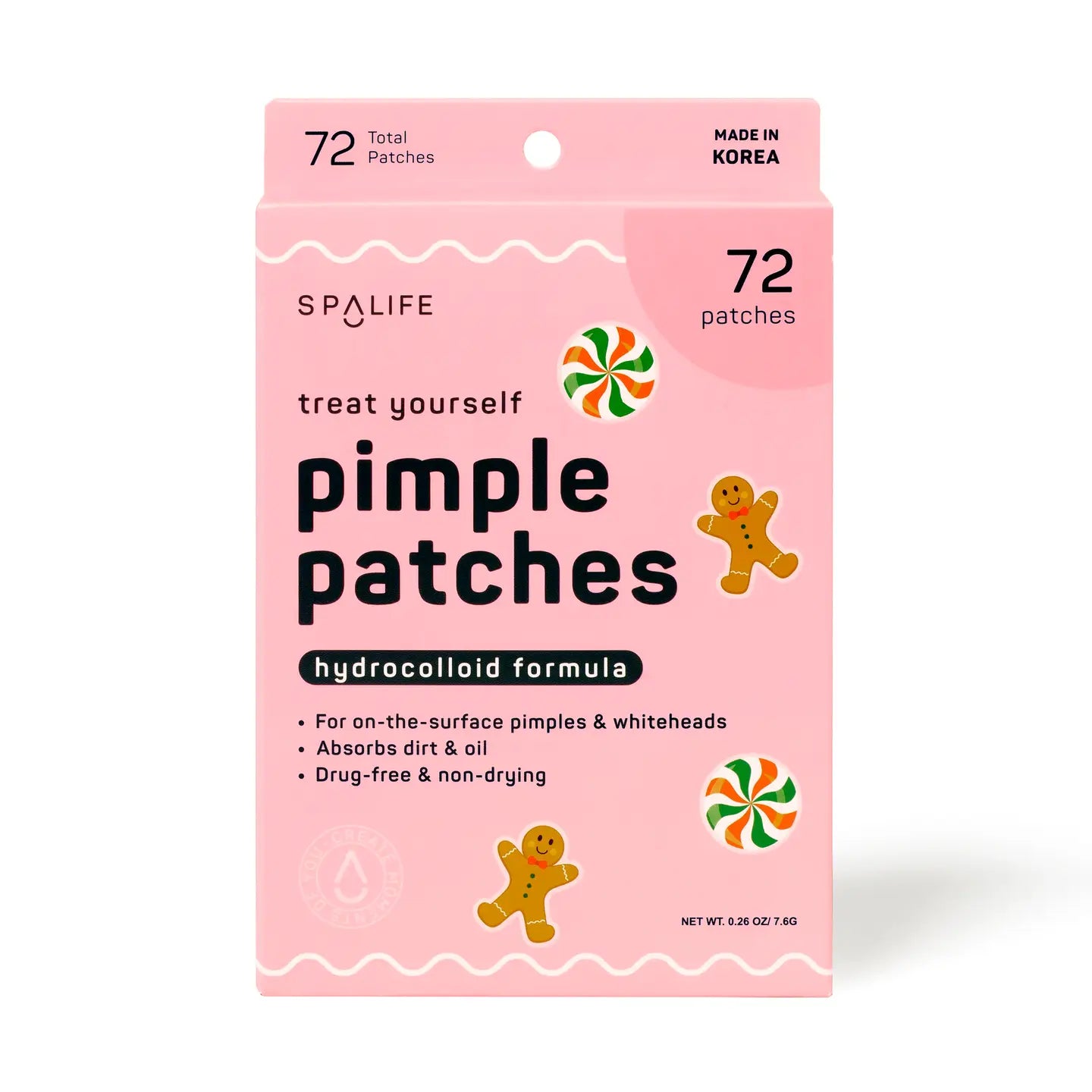 Treat Yourself Pimple Patches
hydrocolloid formula 
For the on the surface pimples and whiteheads
Absorbs dirt and oil
Drug free and non drying
72 patches