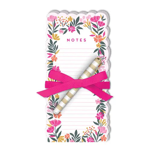 Die-Cut Notepad with Pen