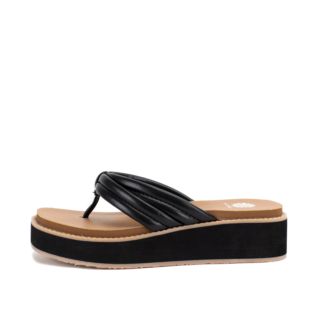 Hasani Flatform Sandal - Black