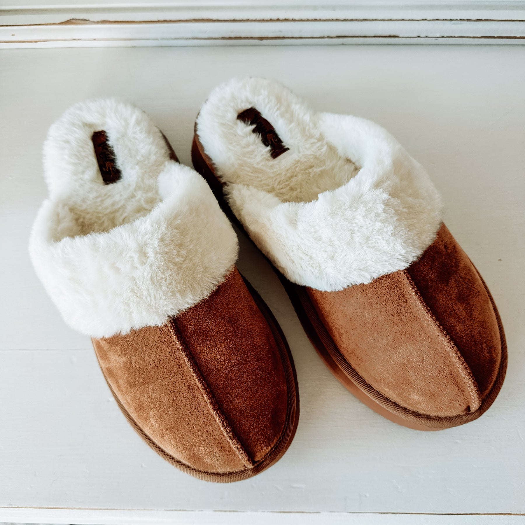 Delaney Platform Slipper - Tan