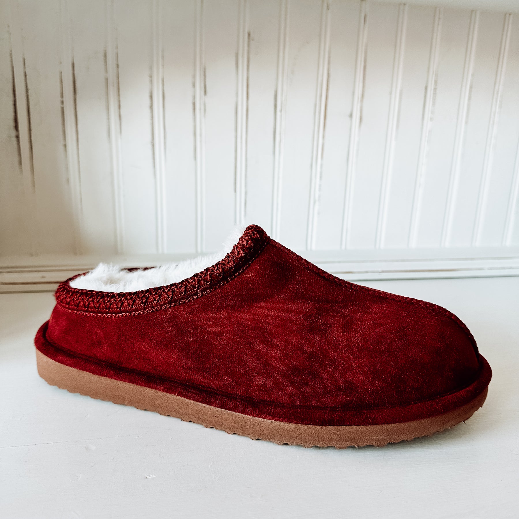 Cheers Platform Slipper - Maroon