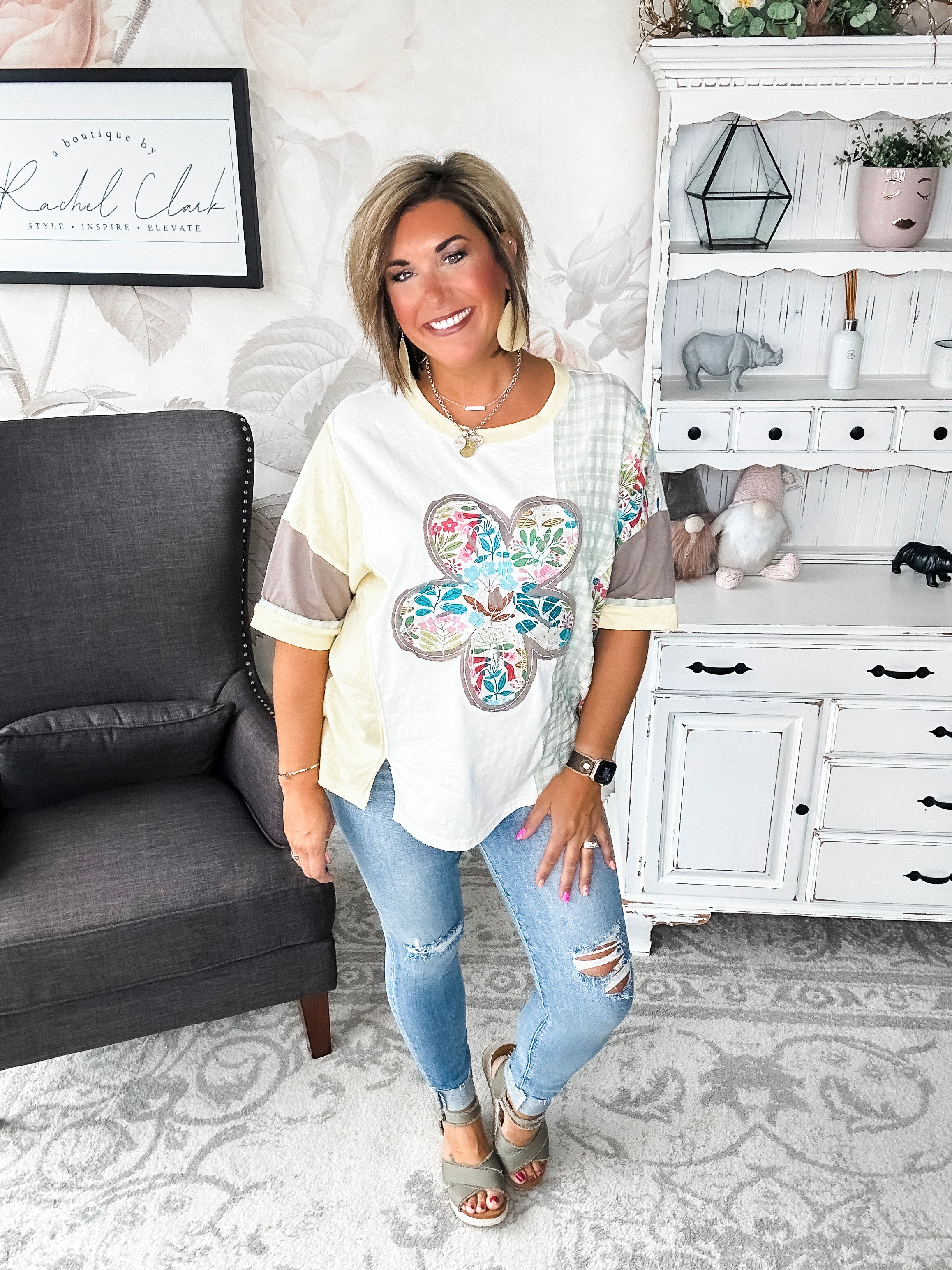 Anything Goes Girl Tunic Top