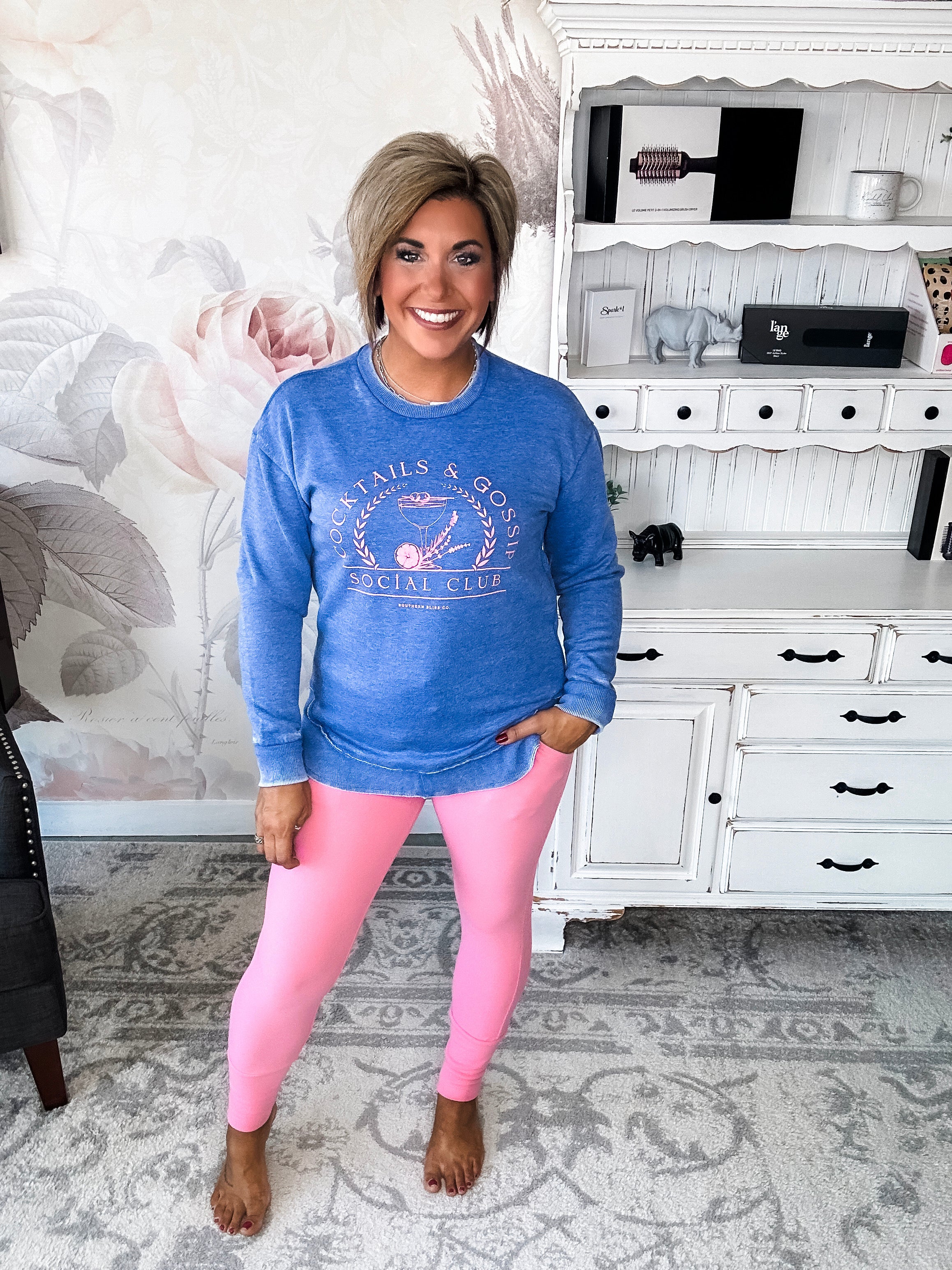 Cocktails & Gossip Social Club Pullover