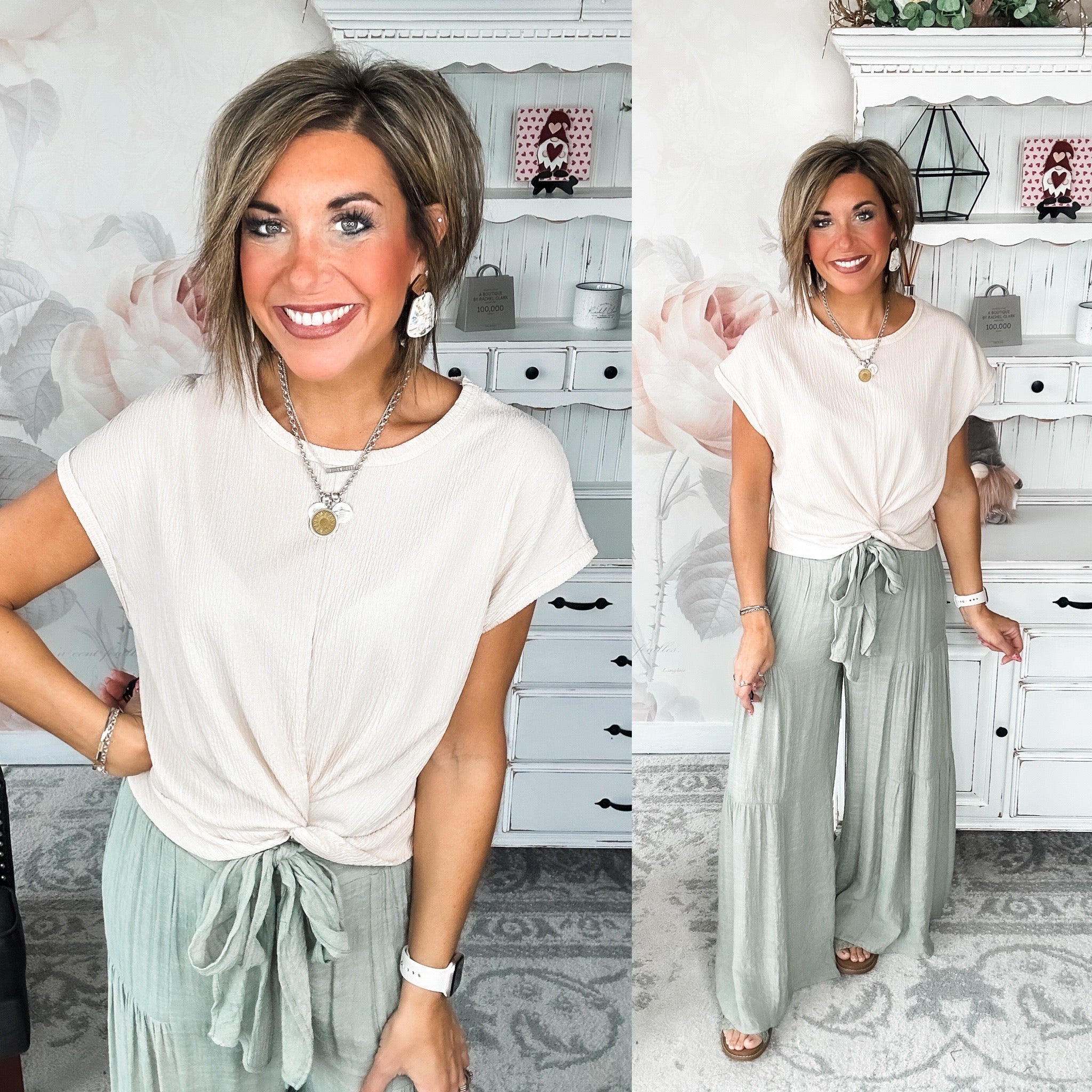 Just Like You Top - Taupe