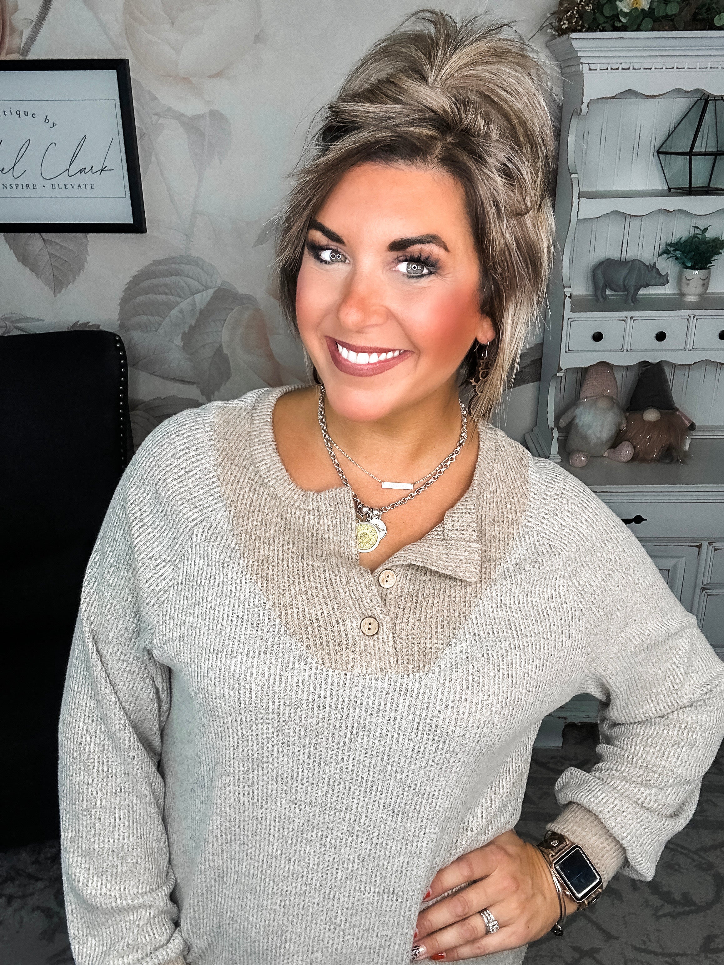 Dancing In The Dark Long Sleeve Top