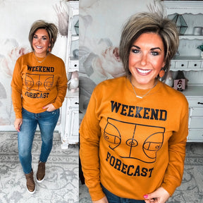 Weekend Forecast Fleece Pullover - Basketball