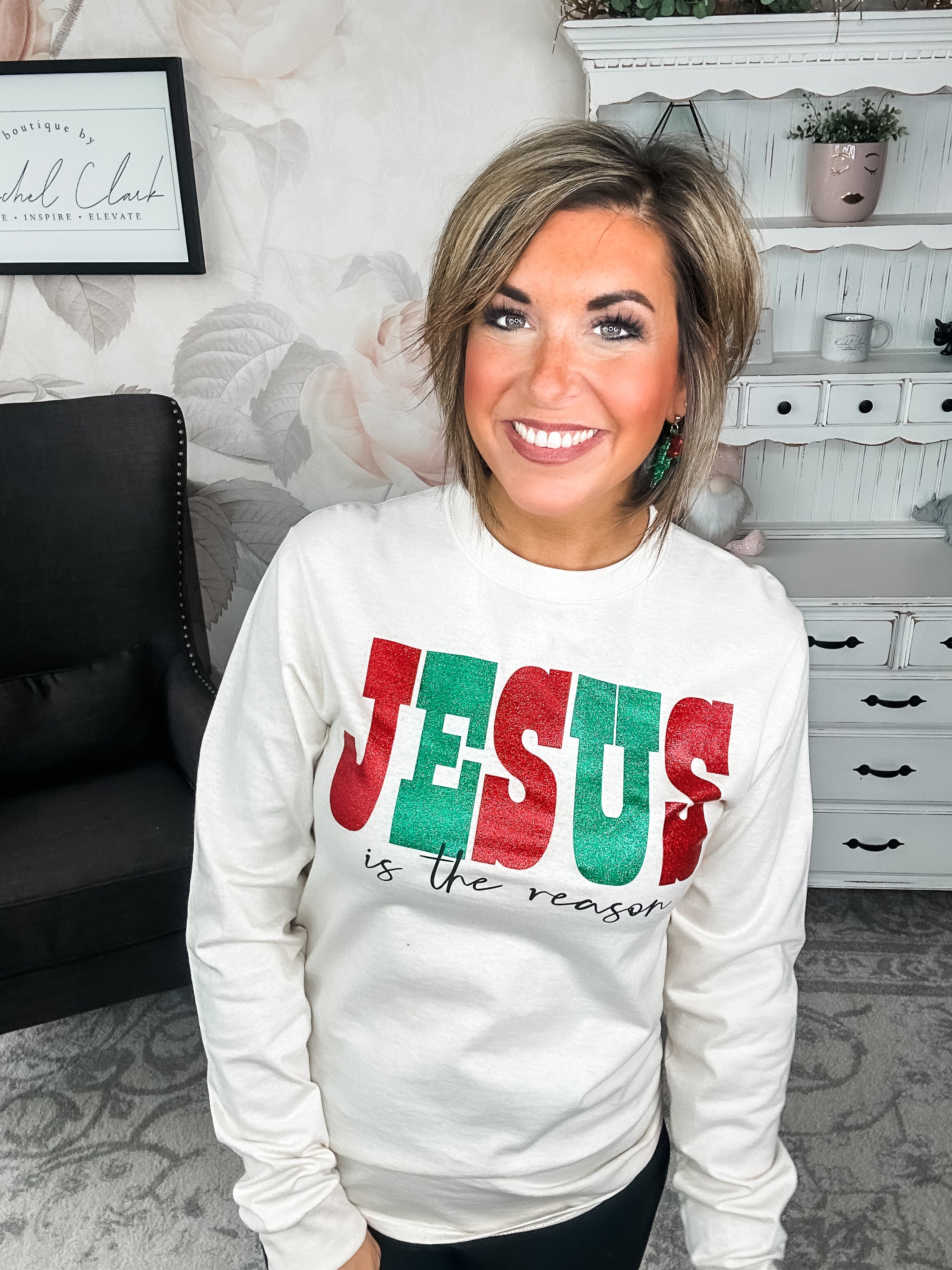Jesus Is The Reason Long Sleeve Graphic Tee