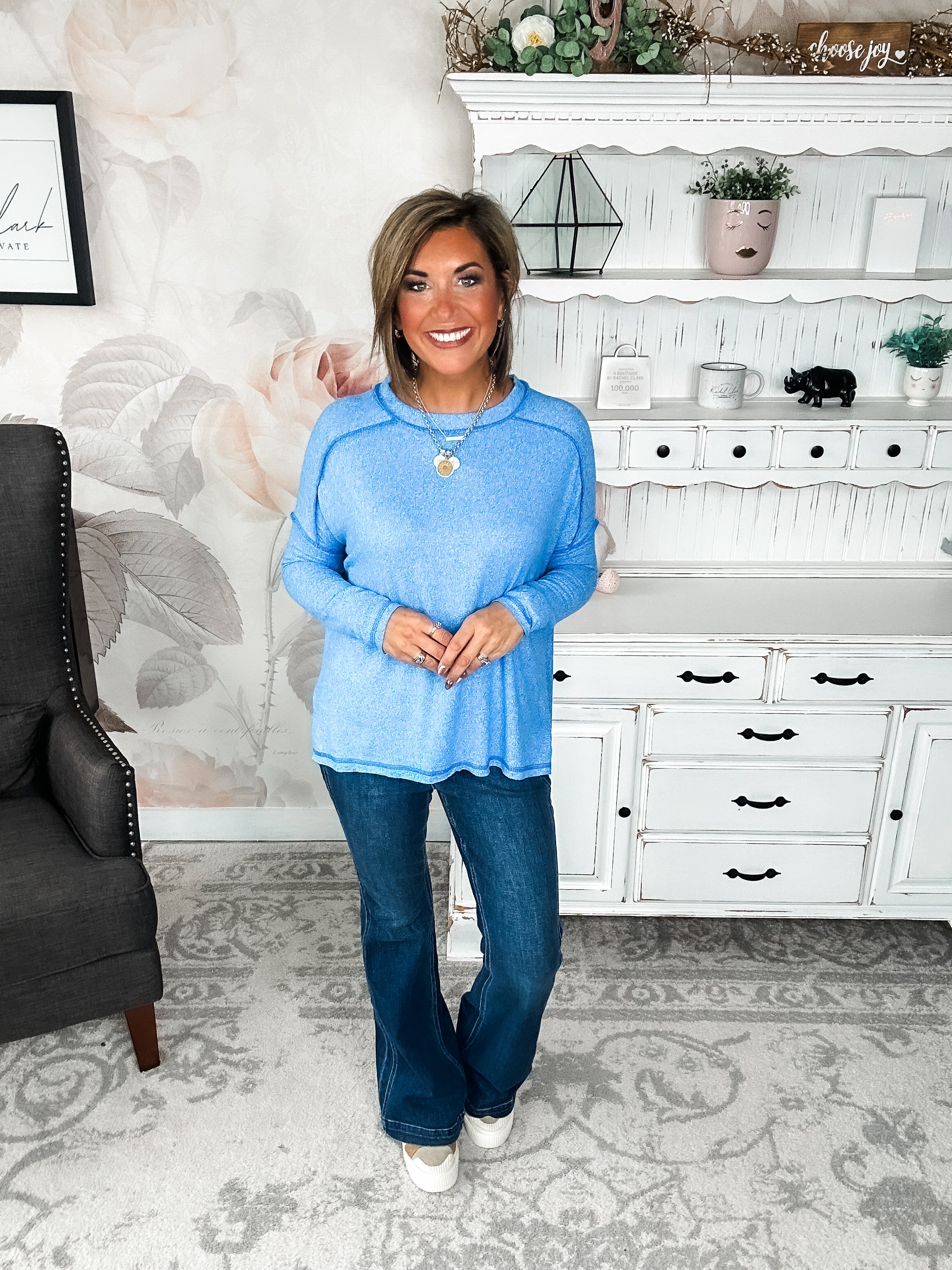 BLACK FRIDAY EXCLUSIVE - Midnight Mover Pullover - Ocean Blue