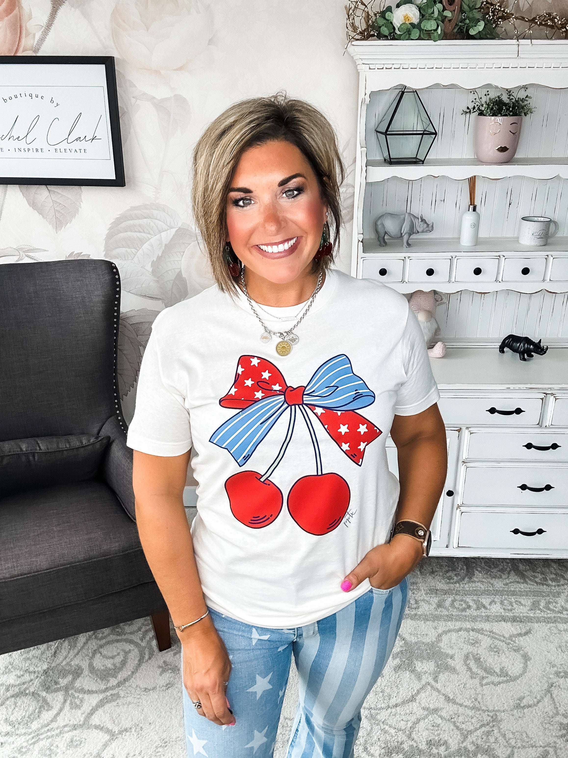 Cherry 'Merica Graphic Tee