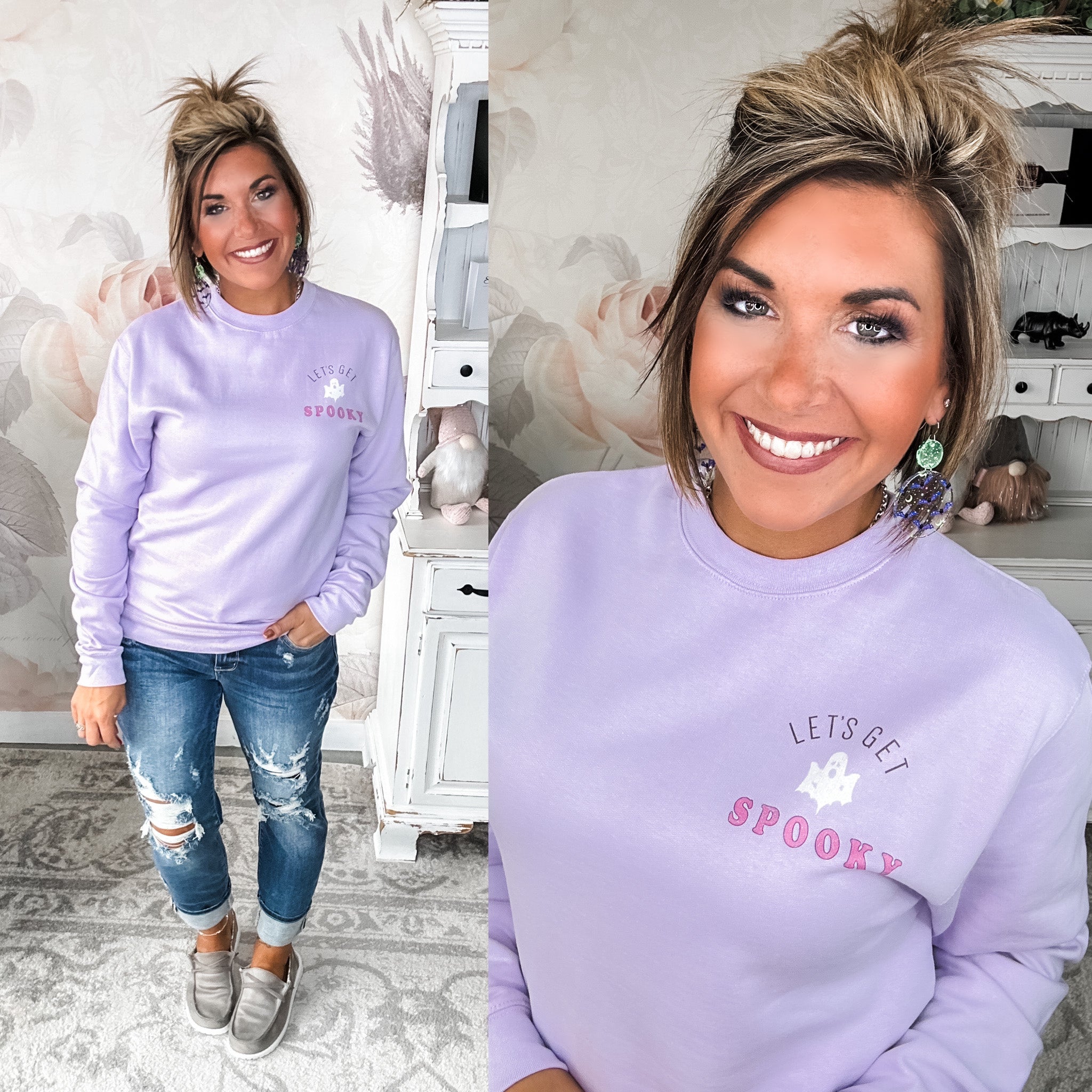 Let's Get Spooky Pullover Sweatshirt