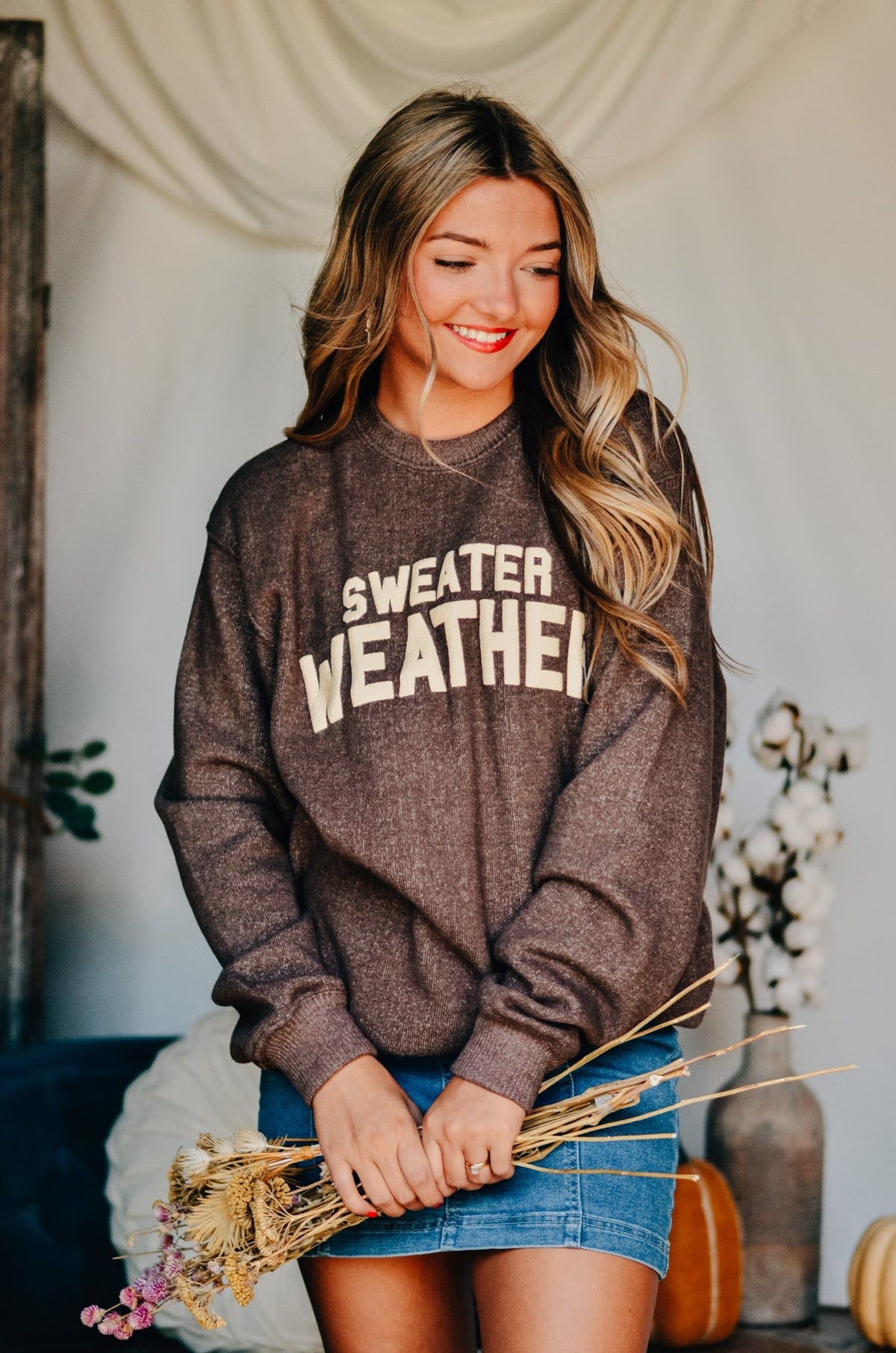 Sweater Weather Knit Sweatshirt *ONLINE EXCLUSIVE*