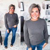 Share My Secret Pullover - Charcoal