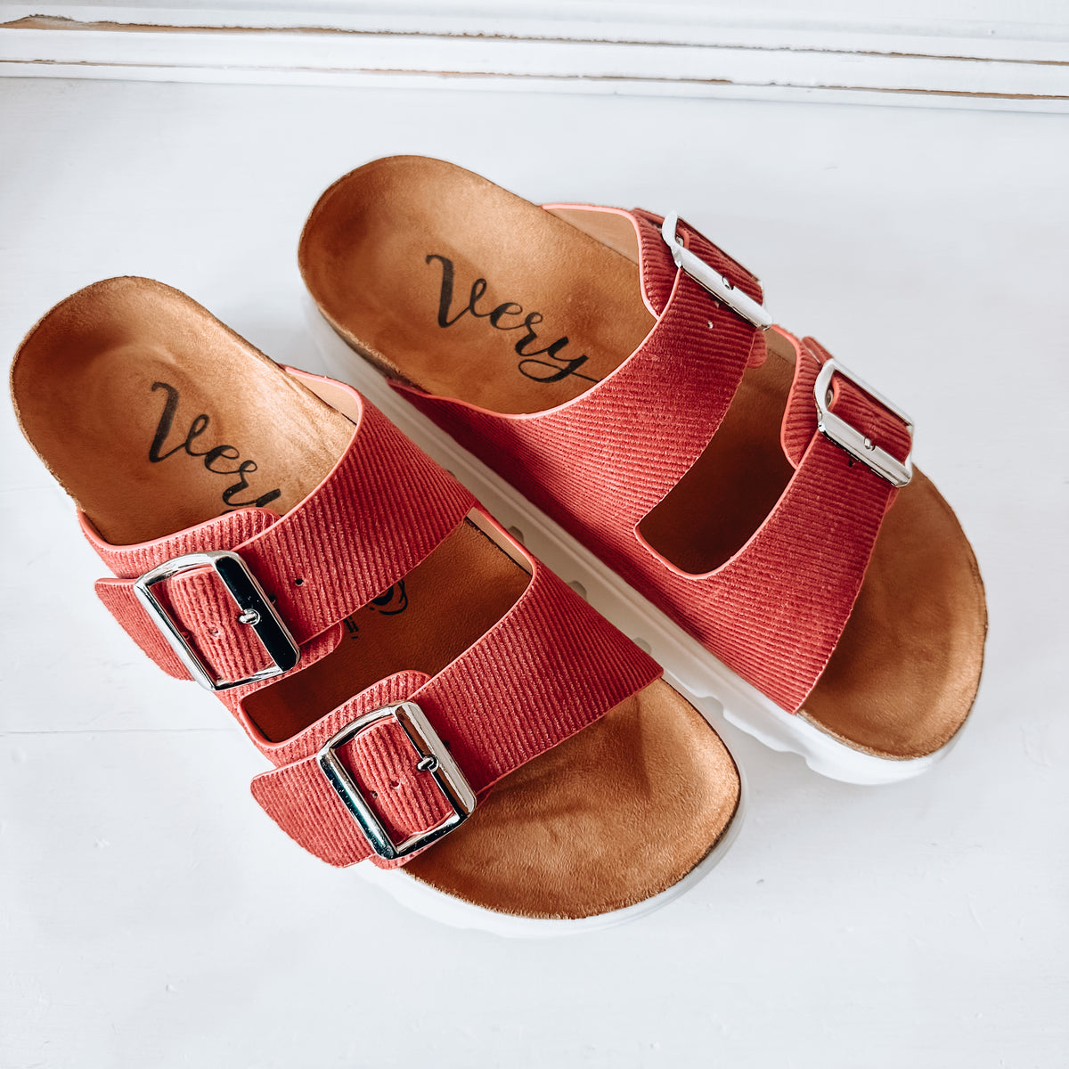 Jazmin Flatform Sandal - Rust