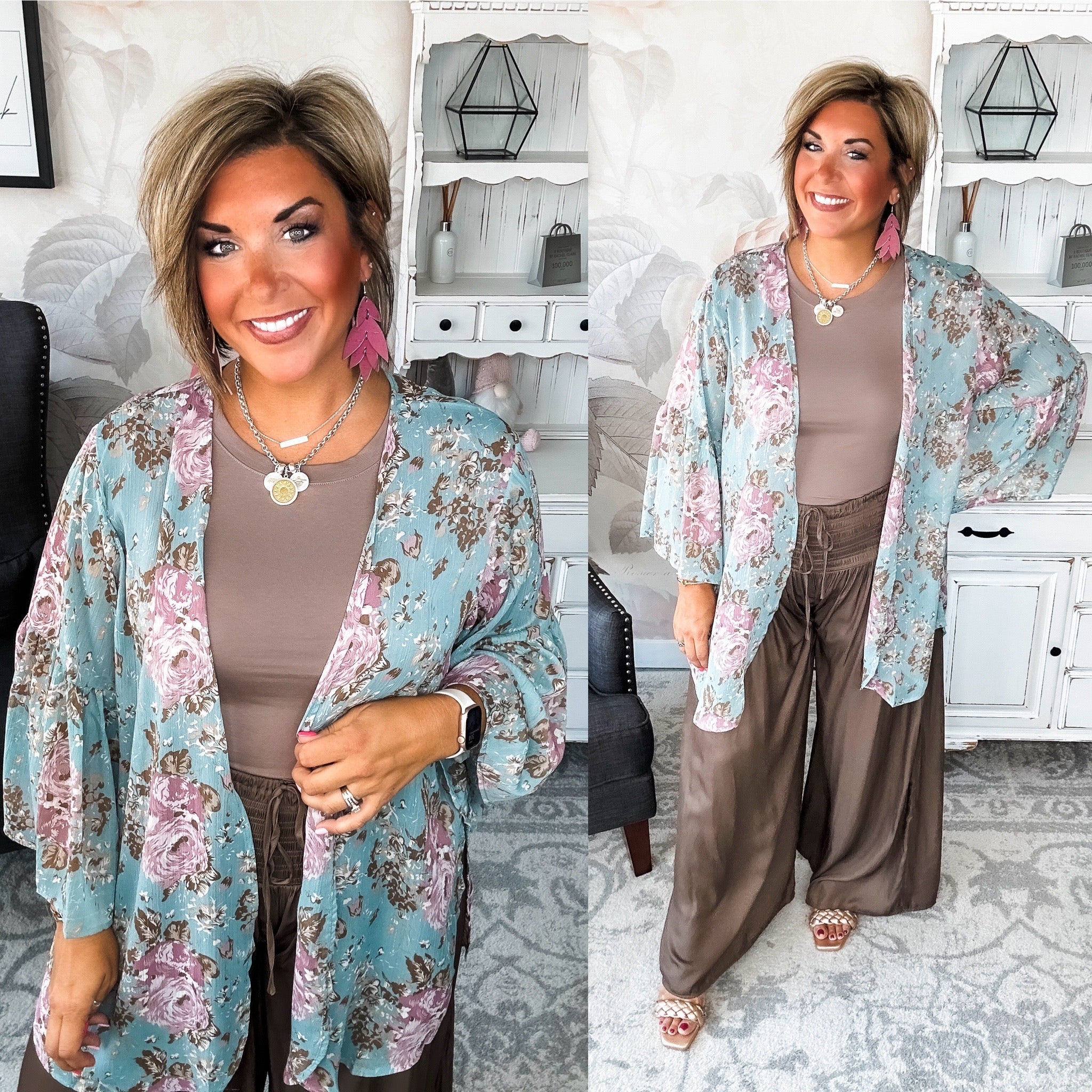 Loving Everyday Floral Kimono