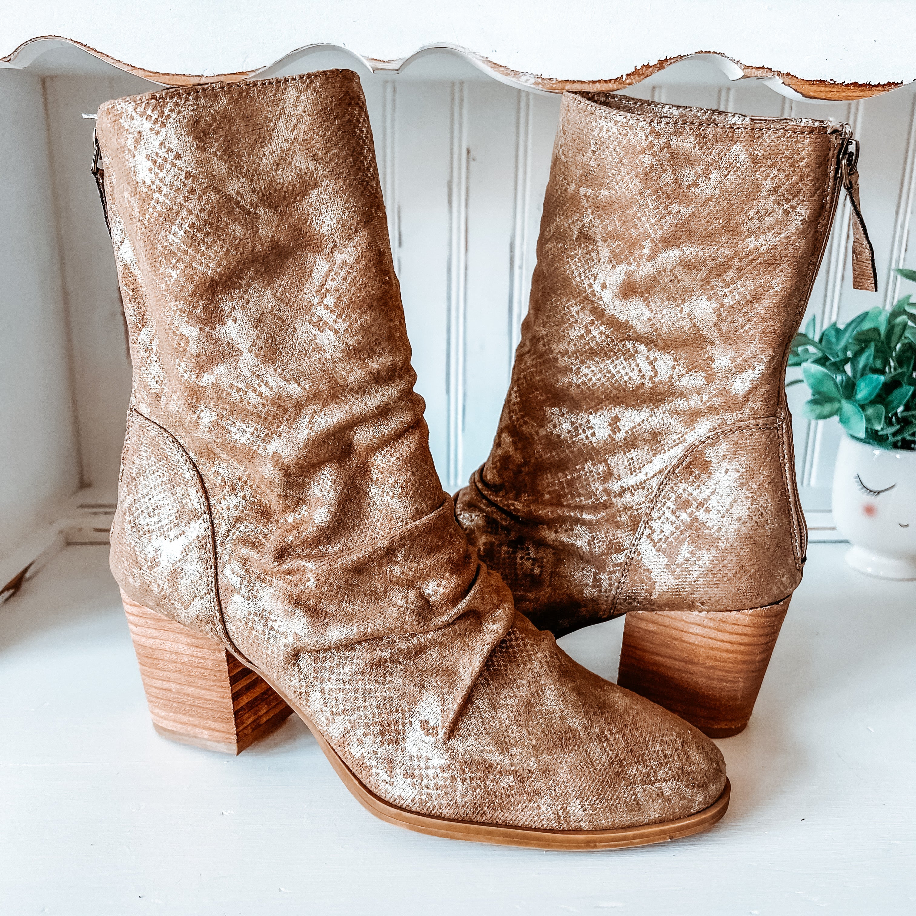 Preston Boot - Taupe Snake