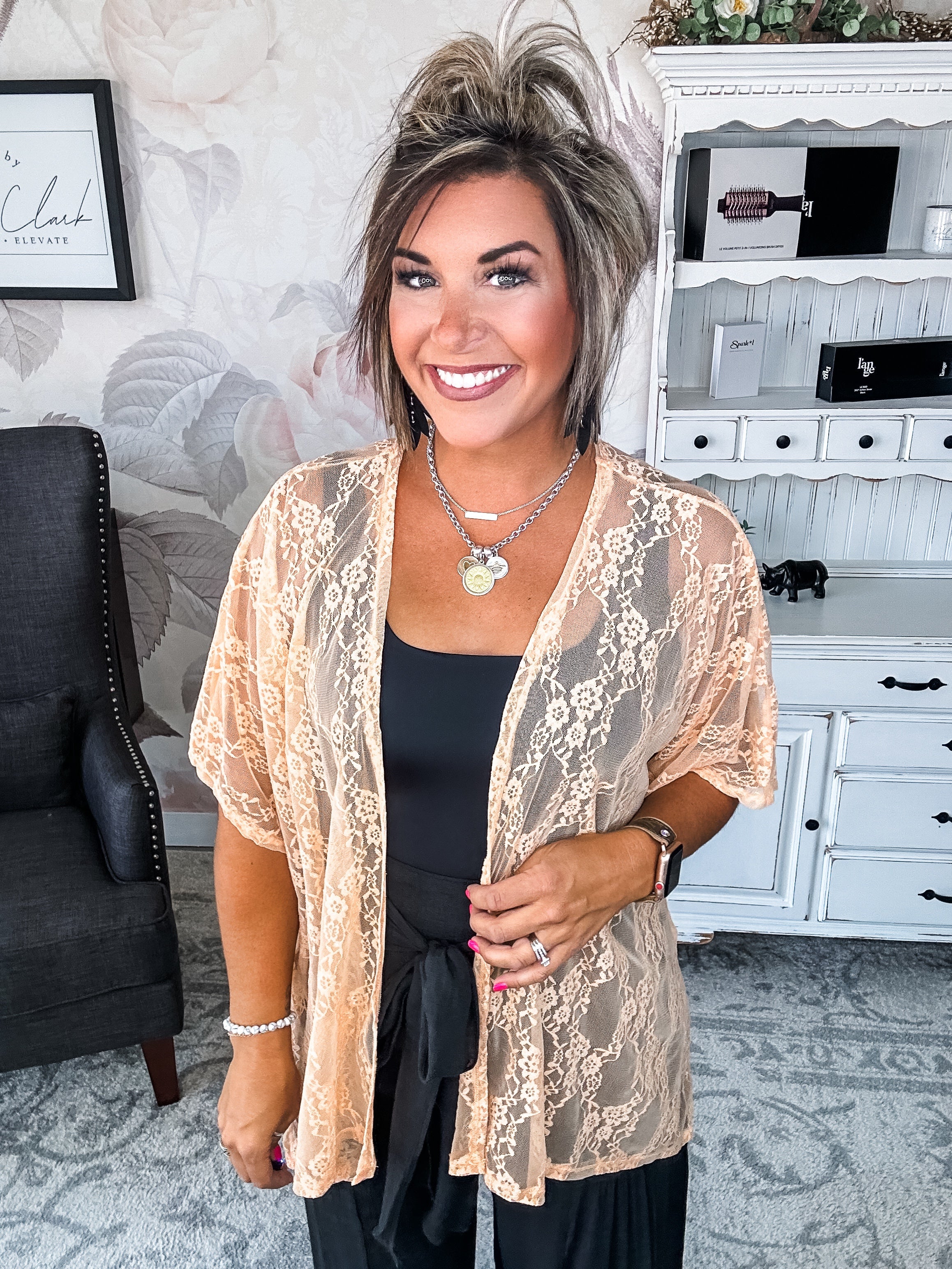 Natural Obsession Kimono - Peach