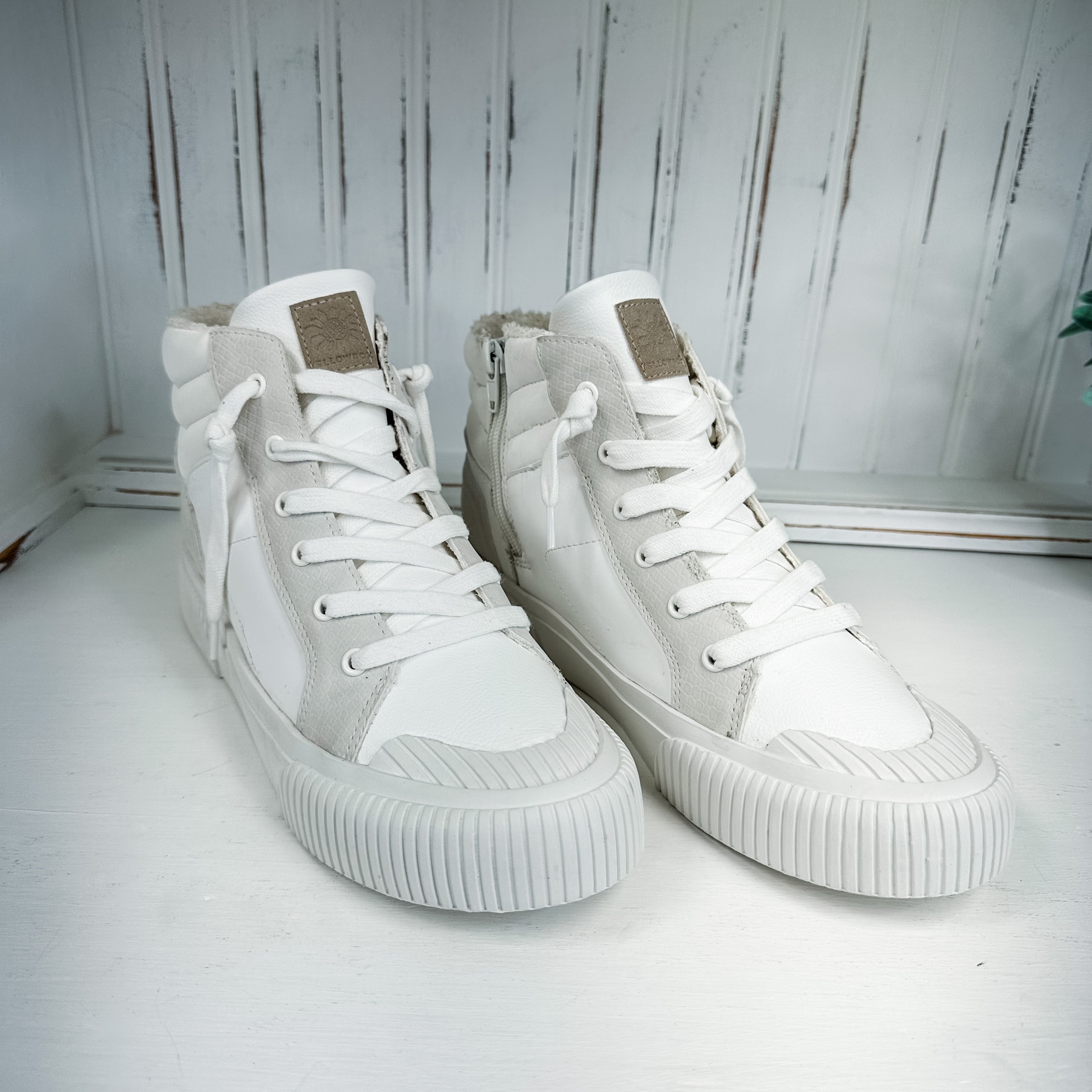 Gaston High-Top Sneaker - Ivory