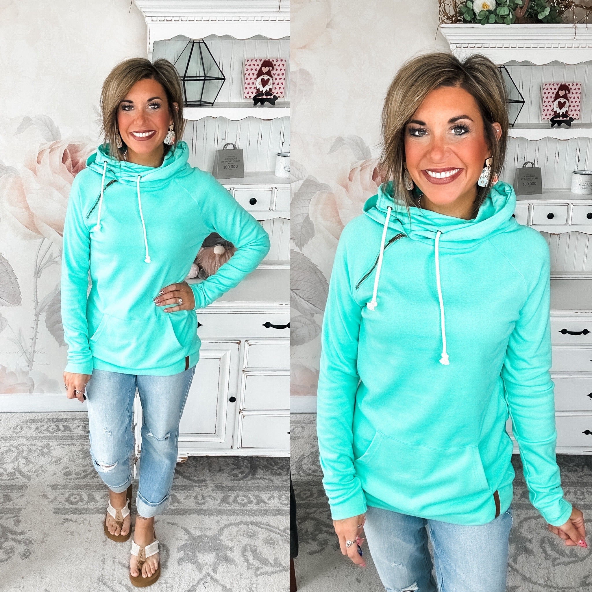 Ampersand Avenue - Doublehood™ Sweatshirt - Aqua