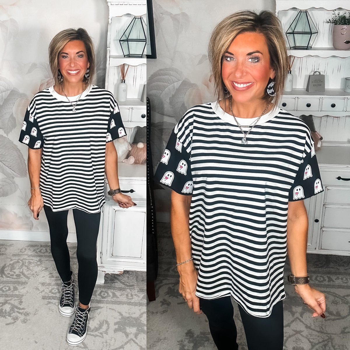 Ampersand Avenue Boyfriend Tee - Squad Ghouls