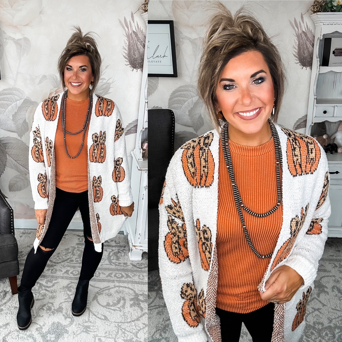 Pumpkin Cloud Cardigan