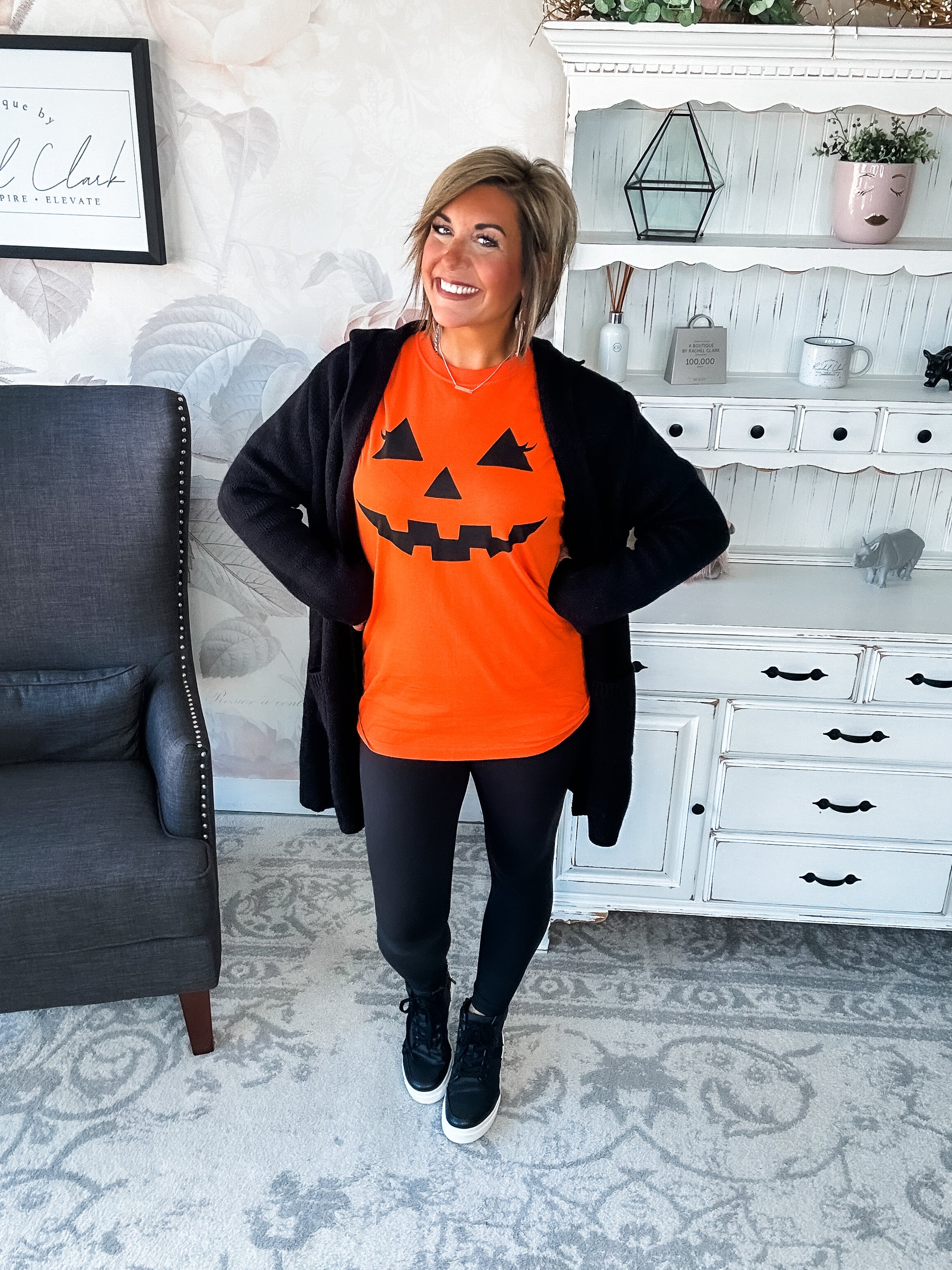 Pumpkin Face Graphic Tee