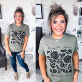 Beauty From the Ashes Graphic Tee - Olive