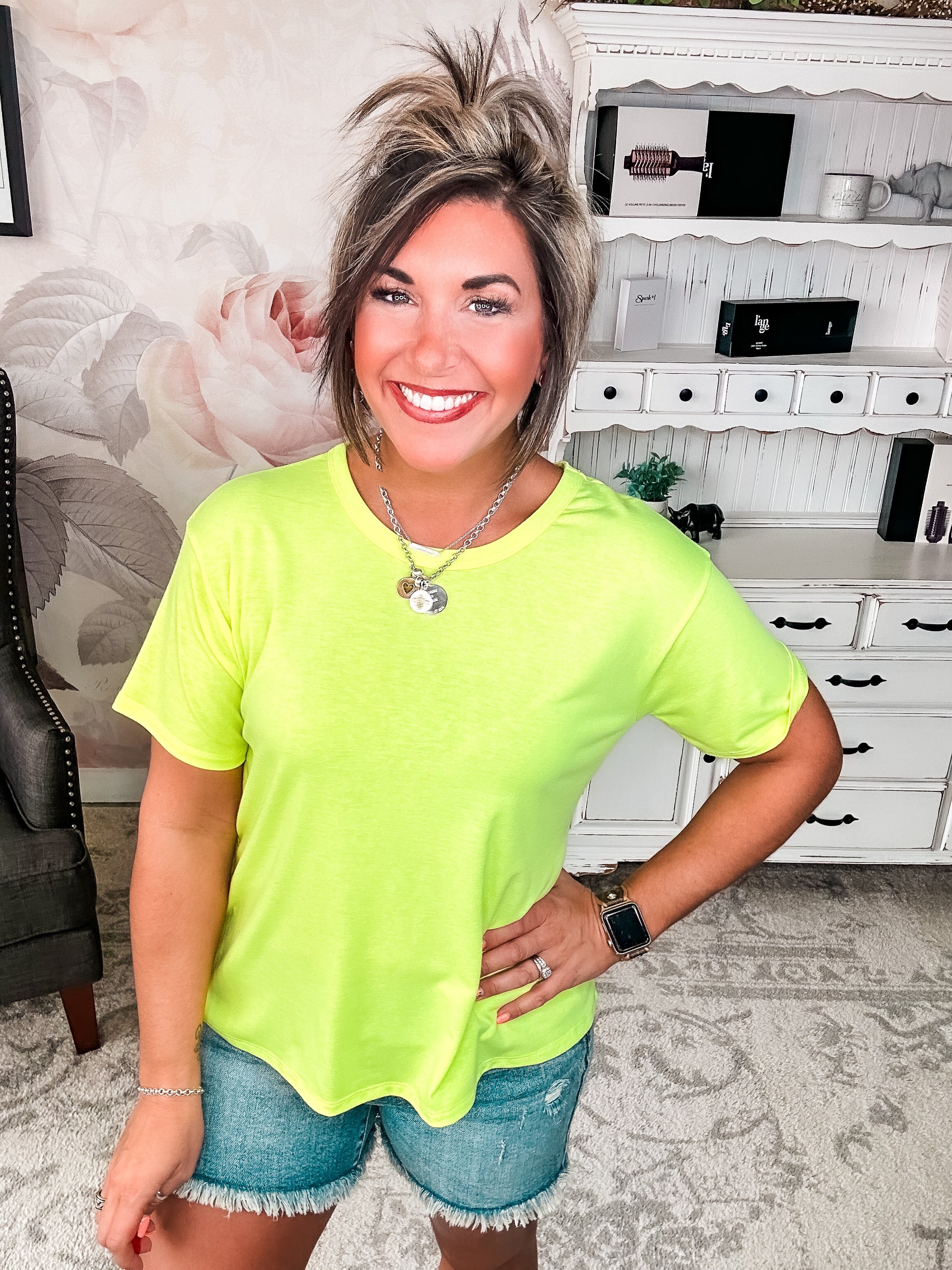 Better Than All The Rest Tee - Neon Yellow
