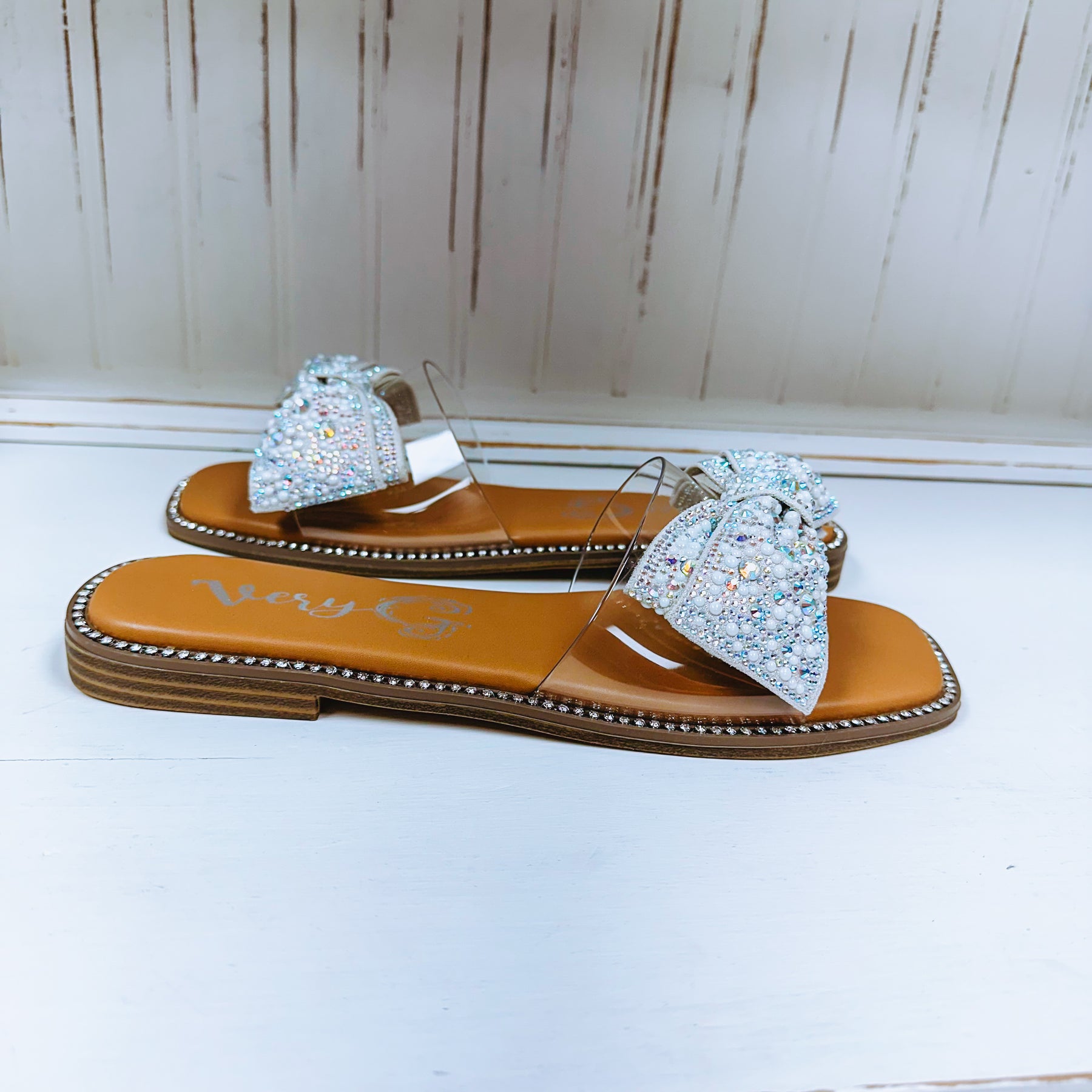 Jessica Sandals - White