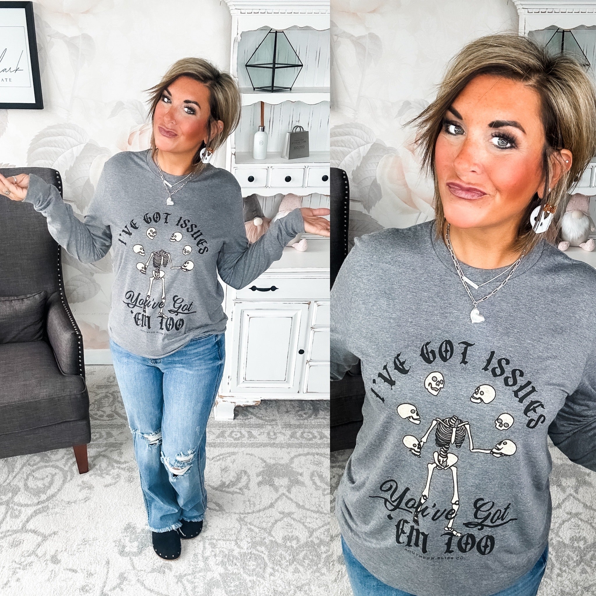 I've Got Issues Long Sleeve Graphic Tee