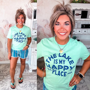 The Lake Is My Happy Place Graphic Tee