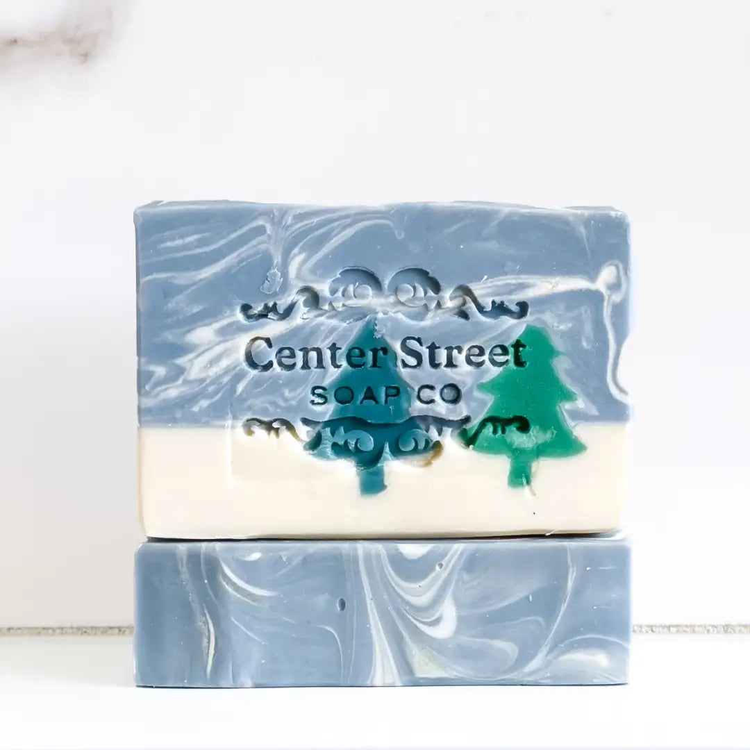 Candy Cane & Alpine Handmade Soap Bar Gift Set