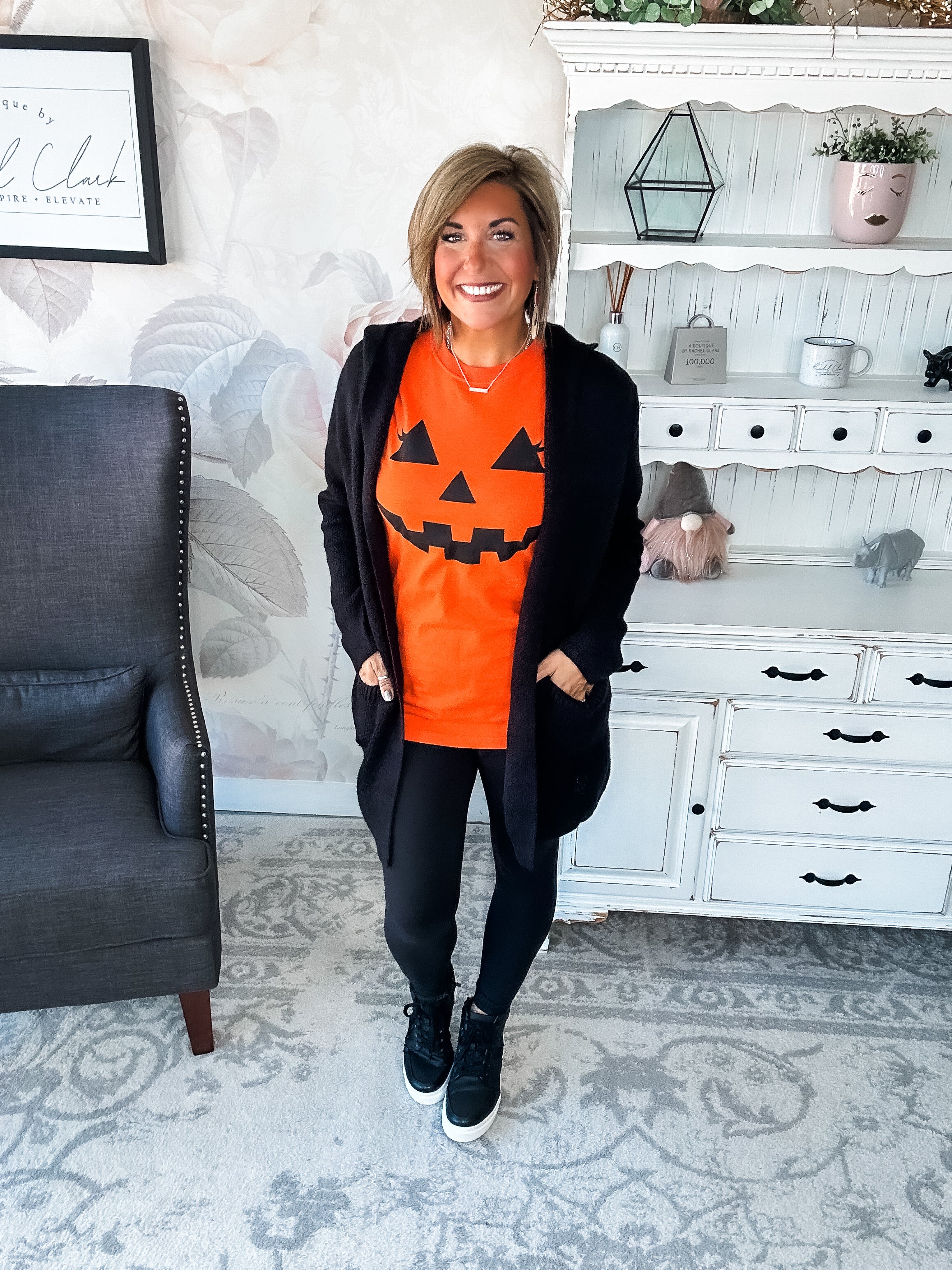 Pumpkin Face Graphic Tee
