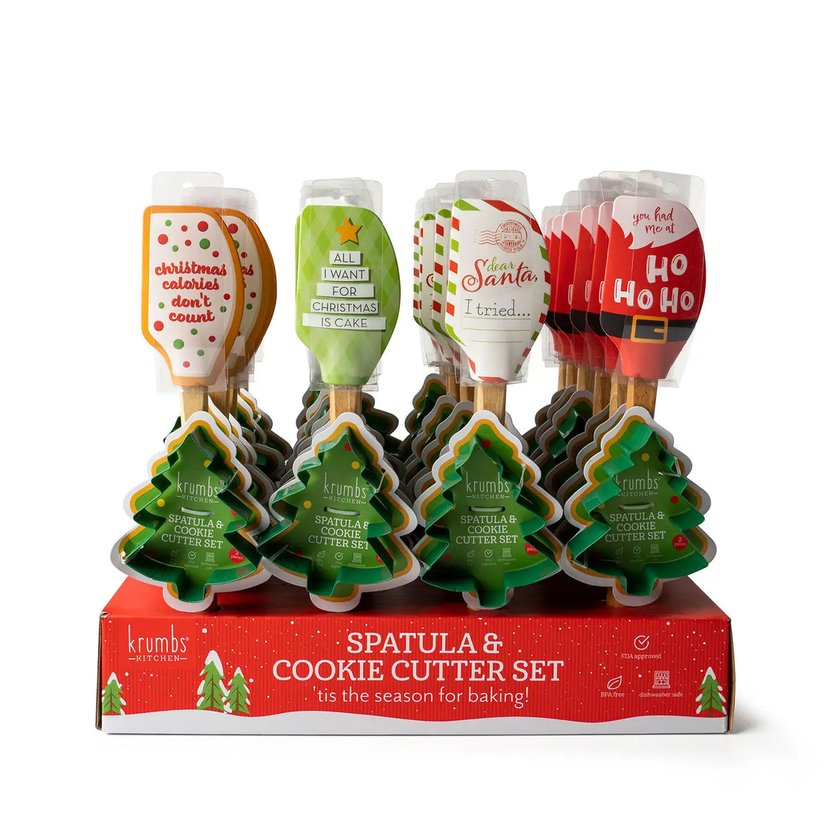 Christmas Spatula & Cookie Cutter Set