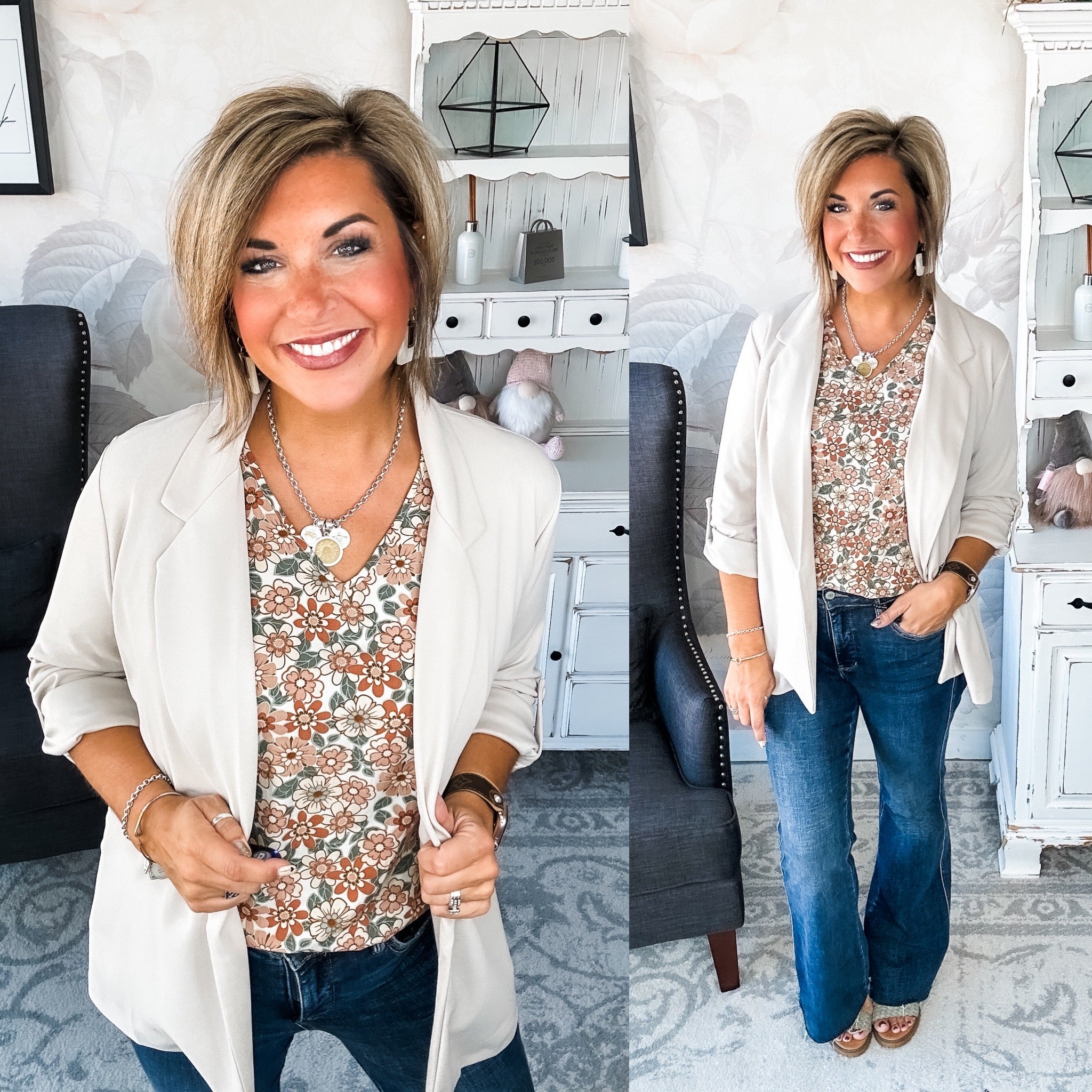 What I Live For Blazer - Pearl
