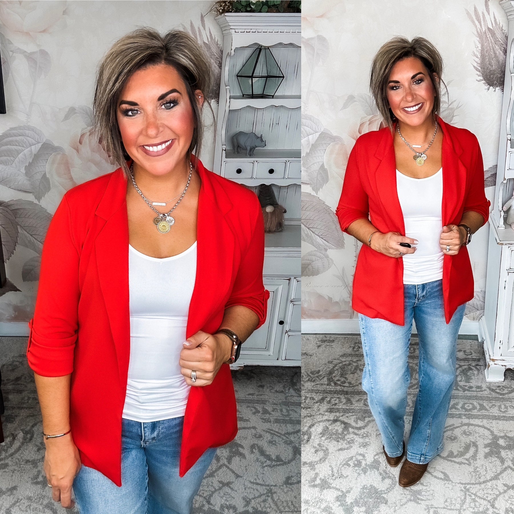 What I Live For Blazer - Red