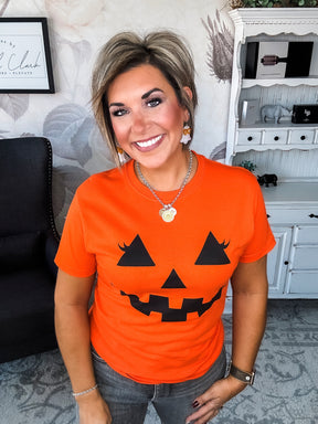 Pumpkin Face Graphic Tee