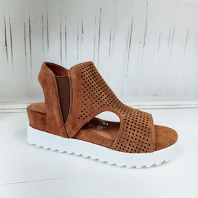 Amy Platform Sandal - Tan