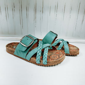 Nora Sandal - Turquoise