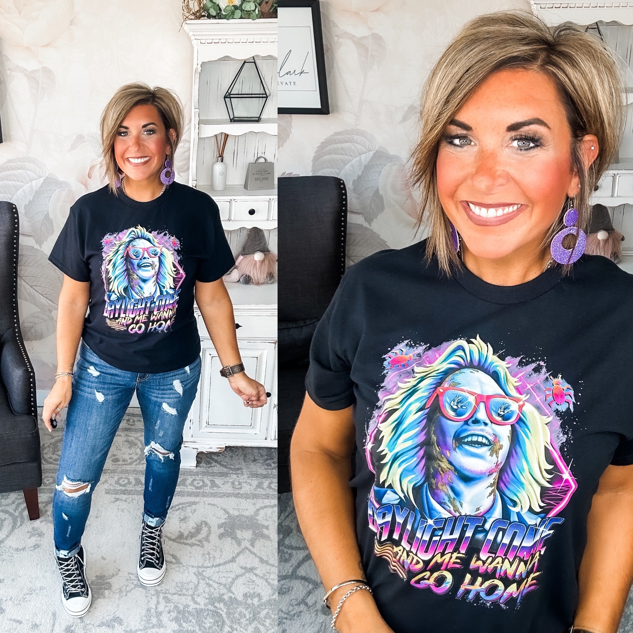 Daylight Come & Me Wanna Go Home Graphic Tee