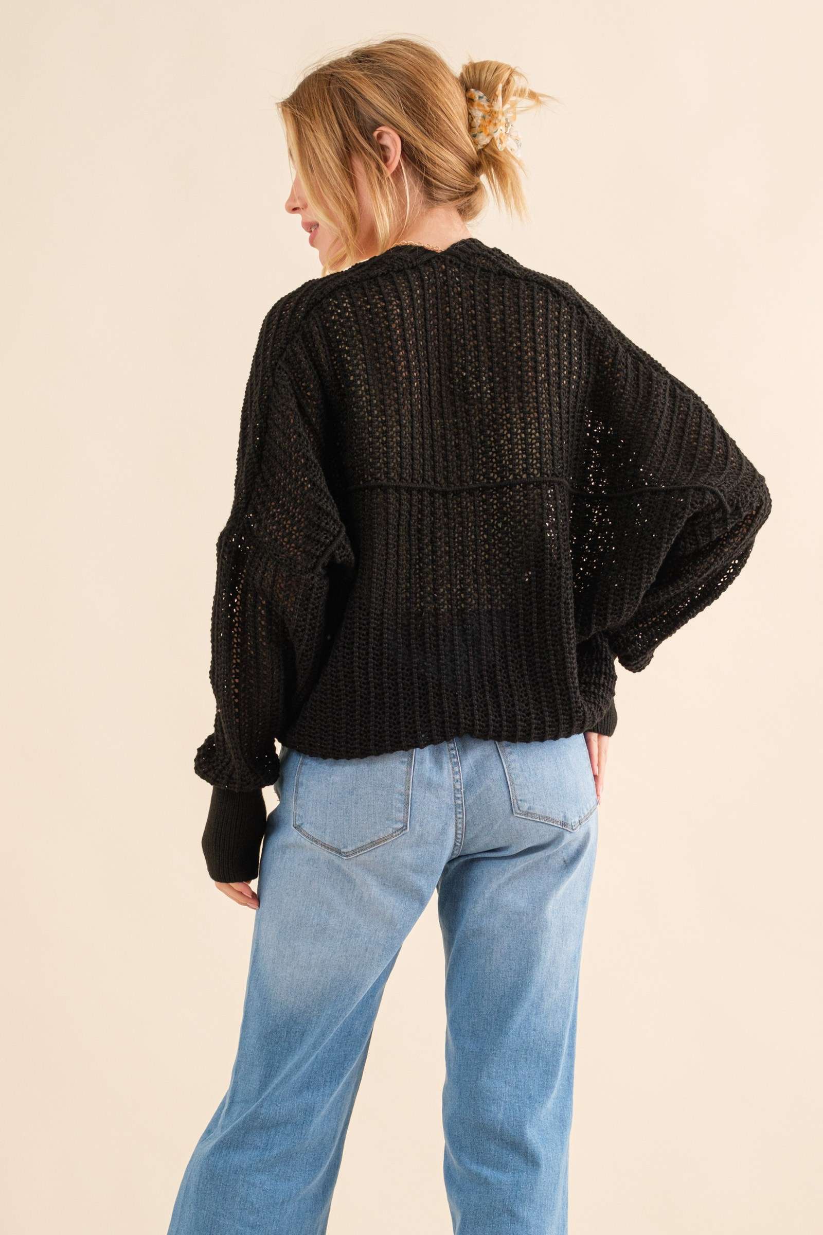 How You Feel Bolero Cardigan - Black